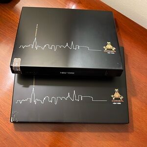 Two Montecristo New York cigar boxes